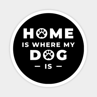 Home is Where My Dog Is Magnet